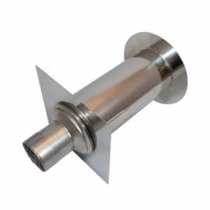 Pelletkachel wanddoorvoer